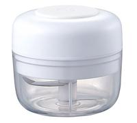 Ciieeo Machine à Purée D’ail Électrique Mini 100 Ml Plastique Blanc Charge Usb Broyeur Multifonction Cuisine Pour Ail, Gingembre Et Légumes Portable