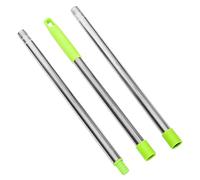 Ciieeo Manche de Balai de Rechange 3 Sections Réglable en Plastique et Acier Inoxydable Vert, Tige Compatible pour Serpillière et Nettoyage de Sols, Manche à Balai pour Salle de Bain