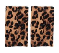 Ciieeo Manches Détachables pour Femme Motif Léopard Unique en Polyester, Accessoire de Mode Portable et Polyvalent pour Occasions Spéciales et Mariages