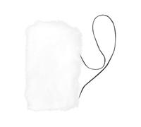 Ciieeo Manchon Chauffe-Mains en Fausse Fourrure Blanche, Chauffe-Mains pour Femmes sans Batterie, Taille Moyenne, Chauffe-Bras D’Hiver Doux et Portable, Accessoire Thermique