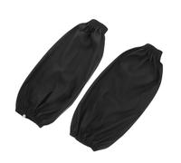 Ciieeo Manchons en Cuir Pu Imperméables et Anti-huile, Lot de 2 Manches Longues Noires, Protection Intégrale des Bras pour Jardinage, la Cuisine et Bricolage, Légers et Confortables,