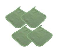 Ciieeo Maniques pour Cuisiner en Coton Réutilisables, Coussins Anti-brûlure Robustes, Lot de 4 Pièces, Tapis pour Pot Élégants pour Table à Dîner ou Table Basse