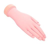 Ciieeo Mannequin de Main Flexible pour Entraînement aux Ongles Main Simulée Réaliste Réutilisable en Plastique Souple pour Pose D’ongles Acryliques Outil Pratique pour Nail Art