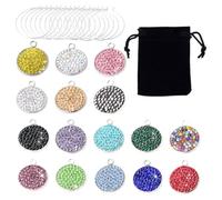 Ciieeo Marqueurs de Verre à Vin en Acier Inoxydable Strass, Étiquettes Réutilisables et Délicates pour Fêtes, Accessoires Uniques et Créatifs pour Verres à Vin