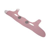 Ciieeo Masque Liftant Mentonnière en V Ceinture Faciale Réutilisable Rose Fuchsia pour Usage Quotidien et Raffermissement Peau Relâchée Femmes