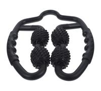 Ciieeo Masseur à Rouleaux pour Massage Relaxant Musculaire en Pp Eva Noir, Améliore la Circulation Sanguine, Effet Massage, pour Exercice Quotidien et Détente