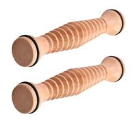Ciieeo Masseur de Pieds en Bois 2 Pcs Rouleau de Massage Plantaire pour Soulagement des Pieds, Outil de Réflexologie Manuel, Portable pour Relaxation et Détente la Maison