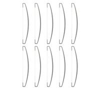 Ciieeo Mâts pour Drapeaux Portatifs en Plastique Gris 24 Cm - Lot de 10 Pièces - Bâtons pour Banderoles de Marketing et Drapeaux Artisanaux, Adaptés pour Équipements Sportifs