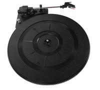 Ciieeo Mécanisme de Tourne-Disque pour Décoration Intérieure et Amateurs de Musique et Son Clair Vinyle Rétro en Plastique Noir Aiguille Haute Performance, Faible Bruit