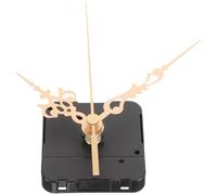 Ciieeo Mécanisme d'Horloge à Mouvement Antihoraire Silencieux Aiguilles en Métal Doré, Kit de Remplacement pour Horloge Murale à Piles, Accessoires pour Fabrication DIY, Compatible