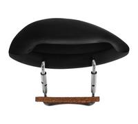 Ciieeo Mentonnière pour Violon en Bois D'ébène, Support Stable Repose-menton Rond, Accessoire pour Violon et Alto, Fournitures D'instruments de Musique pour Musiciens Adultes