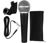 Ciieeo Micro de Chant Filaire Classique pour Scène et Voix | Son Clair et Net, Design Ergonomique, Construction Robuste, Noir, pour Interprètes et Conférenciers