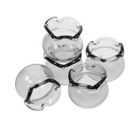 Ciieeo Mini Aquarium pour Maison De Poupée 5 Aquariums Miniatures en Verre Aquarium Paysager Modèle De Bol Petits Aquariums pour La Décoration