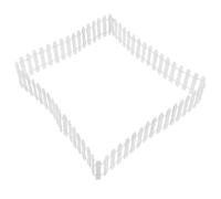 Ciieeo Mini Clôture Décorative en Bois et Fer Blanc pour Pot de Plante