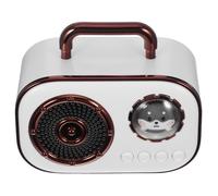 Ciieeo Mini-Enceinte sans Fil Style Capsule Spatiale Son Surround 360° et Batterie Longue Durée, Design Abs Blanc, Cuisine Cyclisme