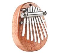 Ciieeo Mini Kalimba 8 Notes en Bois de Sapele Piano à Pouces Compact à Doigts Instrument de Musique Portable pour Débutants et Ambiance Relaxante