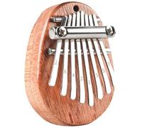 Ciieeo Mini Kalimba Piano à Pouces en Bois Marron pour Débutants Notes Pures et Apparence Unique, Instrument de Musique Portable et Facile à Apprendre