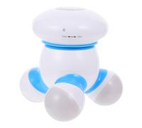Ciieeo Mini Masseur Vibrant Portatif Bleu USB Petit Appareil de Massage Triangulaire pour Dos Épaules et Taille Outil de Massage Corporel Compact et Léger Relaxant pour Maison et Voyage
