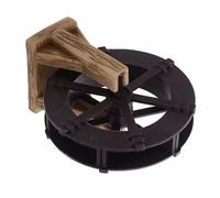 Ciieeo Miniature Water Wheel Fountain Statue Compact Feng Shui Ornament for Fish Tanks Desktops and Gardens Easy Installation with Artistic Design and Materials