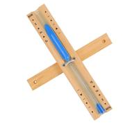 Ciieeo Minuteur de Sauna de Sablier Bois Verre Bleu pour Sauna | Fournitures pour Sauna, Ornement de Minuterie de Sauna, Nichoir à Chauve Souris, Sablier Decatif