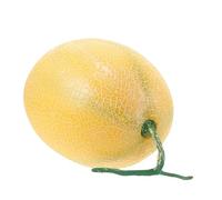 Ciieeo Modèle de Fruit Artificiel Usage Répété Melon Cantaloup en Plastique Décor Réaliste et Solide pour Dessin D'observation et Étude Précoce
