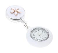 Ciieeo Montre à Gousset Infirmière Créative en Alliage de Zinc Blanc, Portable et Solide, Idée Cadeau pour Anniversaire ou Fêtes