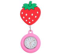 Ciieeo Montre de Poche Infirmière Extensible en Silicone N°5 Rose Montre Dessin Animé Lumineuse pour Filles Accessoire Médical Pratique pour Infirmières et Personnel Soignant