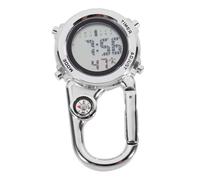 Ciieeo Montre de Poche Numérique à Clipser Mousqueton et Boussole pour Activités de Plein Air et Personnel Infirmier