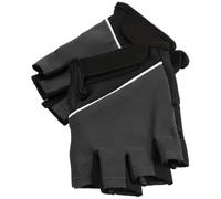 Ciieeo Moufles Demi-Doigts de Cyclisme, Sport et Fitness, Noir, Ice Silk | Respirants et Antidérapants, Usage Sport et Équitation, Paume Coussinet, Main