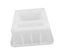 Ciieeo Moule à Briques en Béton Creux en Plastique 25, 5x25, 5x10, 5 Cm | Modèle de Bloc pour Maçonnerie, Silhouette Alvéolée, Projets Maison et Patio