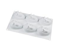 Ciieeo Moule à gâteau en silicone léger en forme de lapin pour desserts de Pâques, crème glacée, chocolat pour un nettoyage facile et un plaisir en famille