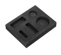 Ciieeo Moule Graphite pour Coulée de Métal avec Orifices Design Multihole pour Drainage Huile Optimisé Moulage Précis et Démoulage Facile pour Lingots Métalliques