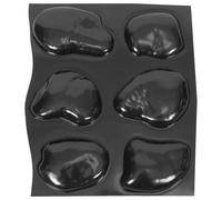 Ciieeo Moule pour Pavage en Galets, Plastique Noir, Réutilisable