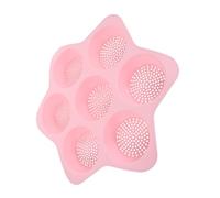 Ciieeo Moule Silicone Cavités Rose pour Hamburger et Gâteau Chaleur Démoulage Facile Cuisson Uniforme pour Barbecue et Four
