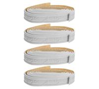 Ciieeo Moulure Murale Autocollante en Mousse Flexible 4 Cm Blanc, 4 Rouleaux de Plinthes Décoratives Auto-adhésives pour Angles et Murs, Bandes Adhésives Polyvalentes pour Protection