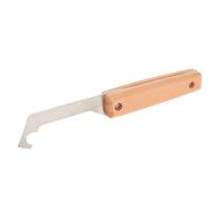 Ciieeo Nettoyant pour Guide de Porte D'ascenseur Racleurs de Rails de Guidage D'ascenseur Acier Inoxydable et Bois Beige Compatible Portes et Rails pour Techniciens et Ingénieurs