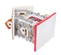 Ciieeo Nichoir Extérieur en Résine de Pierre, Maison d'oiseaux Suspendue pour Jardin, Abri Rustique Décoratif Solide, Petit Nichoir à Oiseaux pour Observation en Plein Air