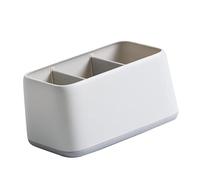 Ciieeo Organisateur Darticles Divers Boîte De Rangement À 3 Compartiments Pour Télécommandes Conteneur De Rangement Multi-usages Pour Accessoires De Maison
