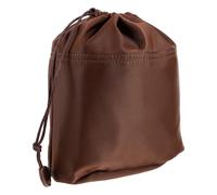 Ciieeo Organisateur de Paquet à Main Rond Marron, Insert pour Paquet Seau Petit Format en Matériau Solide Cordon de Serrage, Organiseur Léger pour Rangement Optimisé et Transport Facile