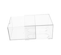 Ciieeo Organisateur Empilable à Tiroirs en Acrylique Transparent, Grand Format, Meuble De Rangement Cosmétique pour Salle De Bain, Boîte De Stockage Multi-usages pour Maquillage Et Mouchoirs,