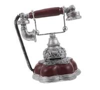 Ciieeo Ornement Résine Représentant un Téléphone Vintage Décoration Intérieure pour Étagère Modèle Décoratif Rétro