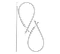 Ciieeo Outil de Couture pour Cordon Pinces à Cordons de Couture en Fer Argentées 3 Pcs Enfilage Facile Surface Lisse et Élastiques de Hoodies Pantalons et Paquet