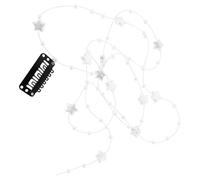 Ciieeo Outils de Tressage pour Débutants Chaînes Invisibles en Plastique Blanc, Accessoires pour Tresses Élégants et Stylés pour Coiffure DIY Filles et Femmes