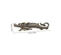 Ciieeo Ouvre Bouteille Vintage Laiton Forme Dragon Poisson Décapsuleur Multifonctionnel Porte Clés Outil Douverture Soda et Culture Chinoise Accessoire Bar Décoratif