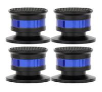 Ciieeo Pads D'isolation en Bronze et Caoutchouc, Lot de 4, Capacité 100kg, Support pour Platine Vinyle, Amortisseur de Vibrations pour Usage Audio Professionnel