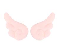 Ciieeo Paire de Pinces à Cheveux Ailes D'ange en Polyester Rose, Décoration de Cheveux Pratique et Stylée pour Filles et Garçon et Filles, Accessoire Délicat et Unique pour Fête