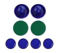Ciieeo Palets de Hockey sur Air et Poussoirs en Plastique Coussinets en Velours Kit Complet pour Tables de Jeux en Salle et Fêtes Accessoires pour Garçon et Filles