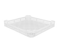 Ciieeo Panier à Fruits de Mer Individuel en Plastique Blanc 370X350X60 MM Panier de Congélation Rapide Creux pour Fruits de Mer et Légumes Plateau de Séchage Alimentaire Léger Cuisine