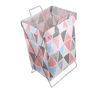 Ciieeo Panier À Linge Avec Cadre En Fer - Pliable Pour À Coucher D'enfant Et Petits Espaces