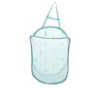 Ciieeo Panier à Linge Pliable Suspendu De Rangement Multifuntionnel Pour Vêtements Et Accessoires Salle De Bain Chambre Et Buanderie Vert